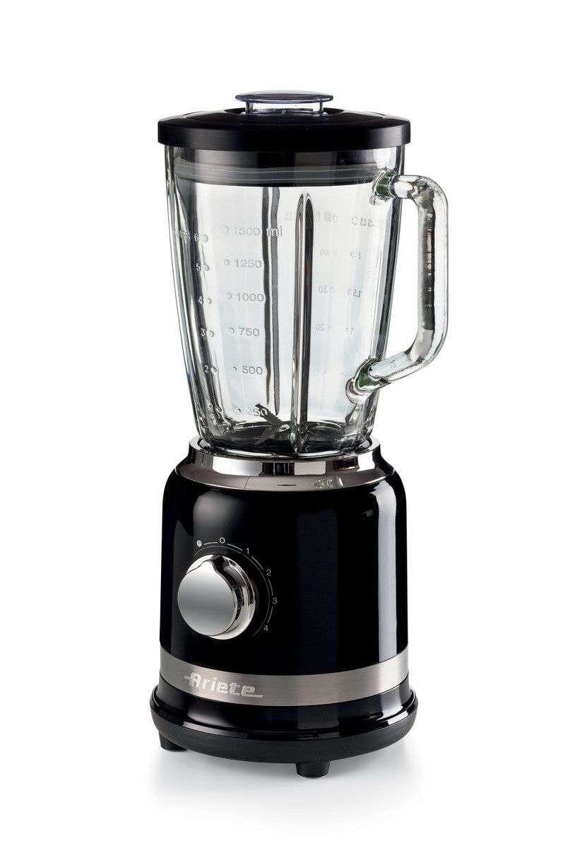 Moderna Black Blender with glass cup