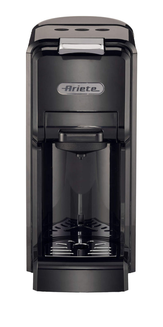 Ariete 1304/1 Drawer coffee maker, 1350W, Tank capacity 0.7L, Pressure 19 bar, 2 coffee types, Nespresso* and Dolcegusto* capsules, pods and powder, Black