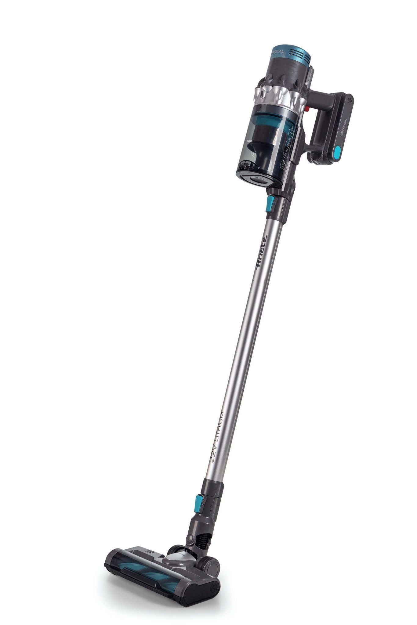 Ariete 2704 Cordless electric broom, Cordless, Voltage 22.2V, Tank capacity 1L, Motorized brush, Blue