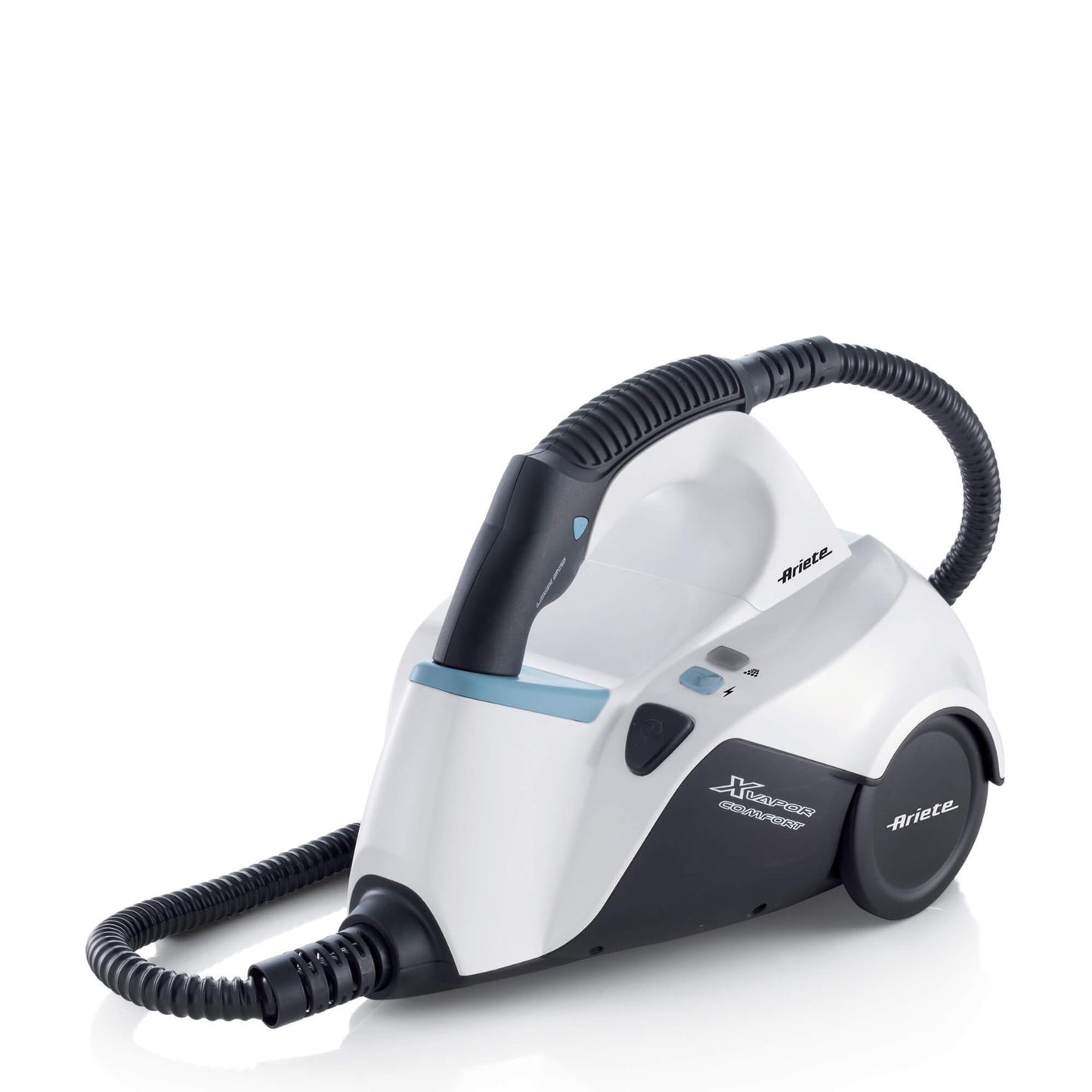 Ariete 4145 X Vapor Comfort, Movable Steam Cleaner, 1500 W, 5 Bar, 45 Minute Continuous Steam Autonomy, 6 Metre Cable, White