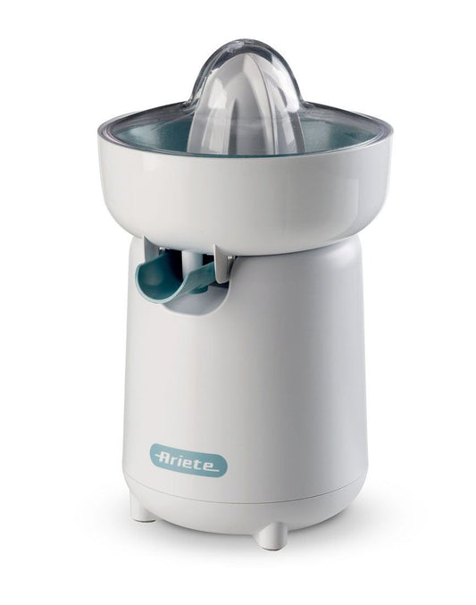 Ariete 417 Citrus Juicer Breakfast, Citrus Squeezer, 40W, 2 squeezing cones, Protective cover, Anti-drip spout, Right and left rotation, Non-slip feet, white