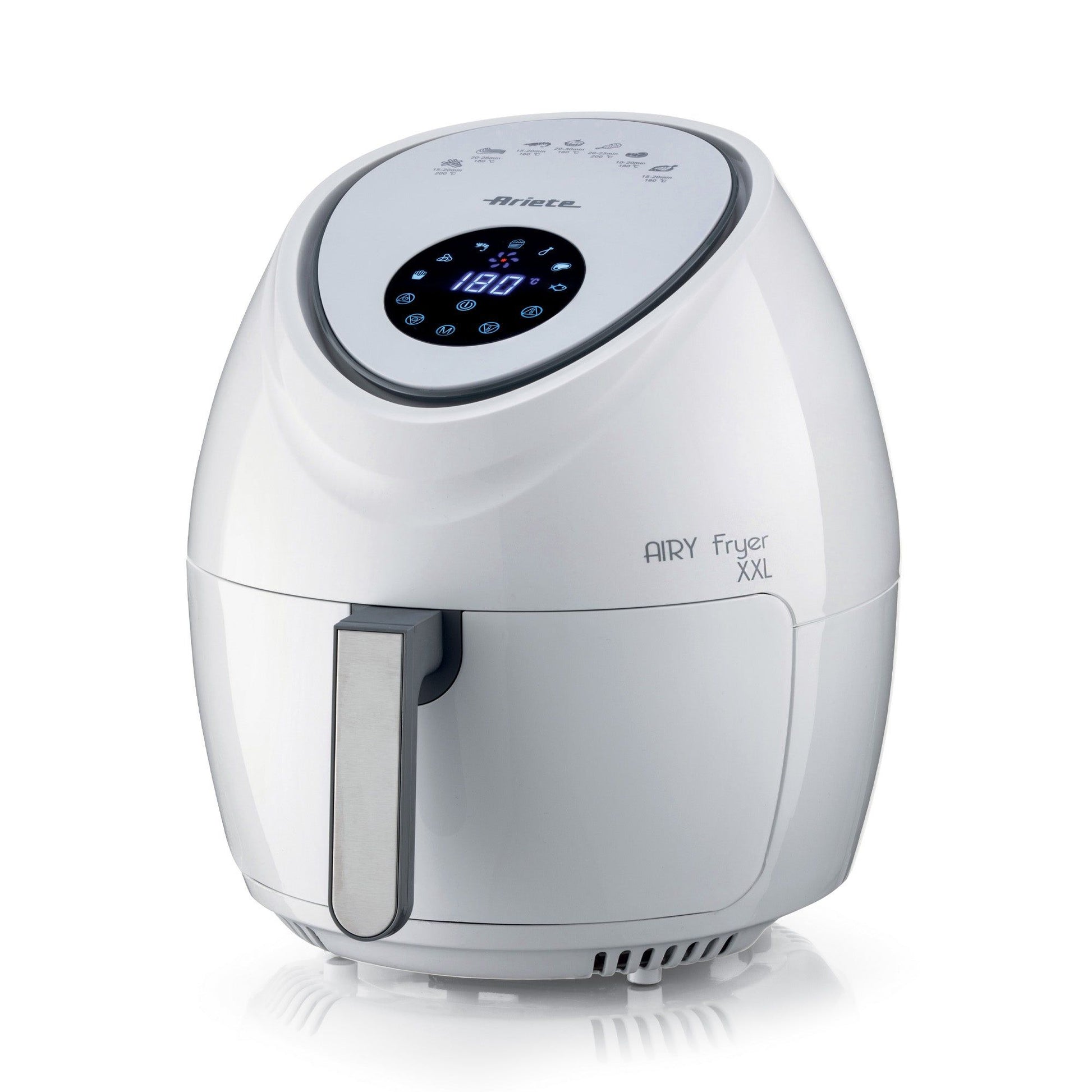 Ariete 4618 Airy Fryer XXL - Air Fryer - Fry 2.5 kg of French Fries - 5.5 Liters - Cooking Without Oil and Fat - 1800 Watt - Black