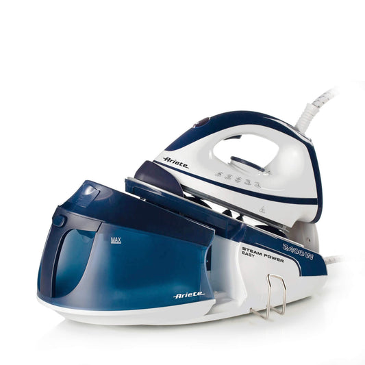Ariete 5571 Steam Power Easy - Instant steam iron - ceramic plate - 1.8L tank - Continuous steam 120 gr / min - 2400 Watt - Blue