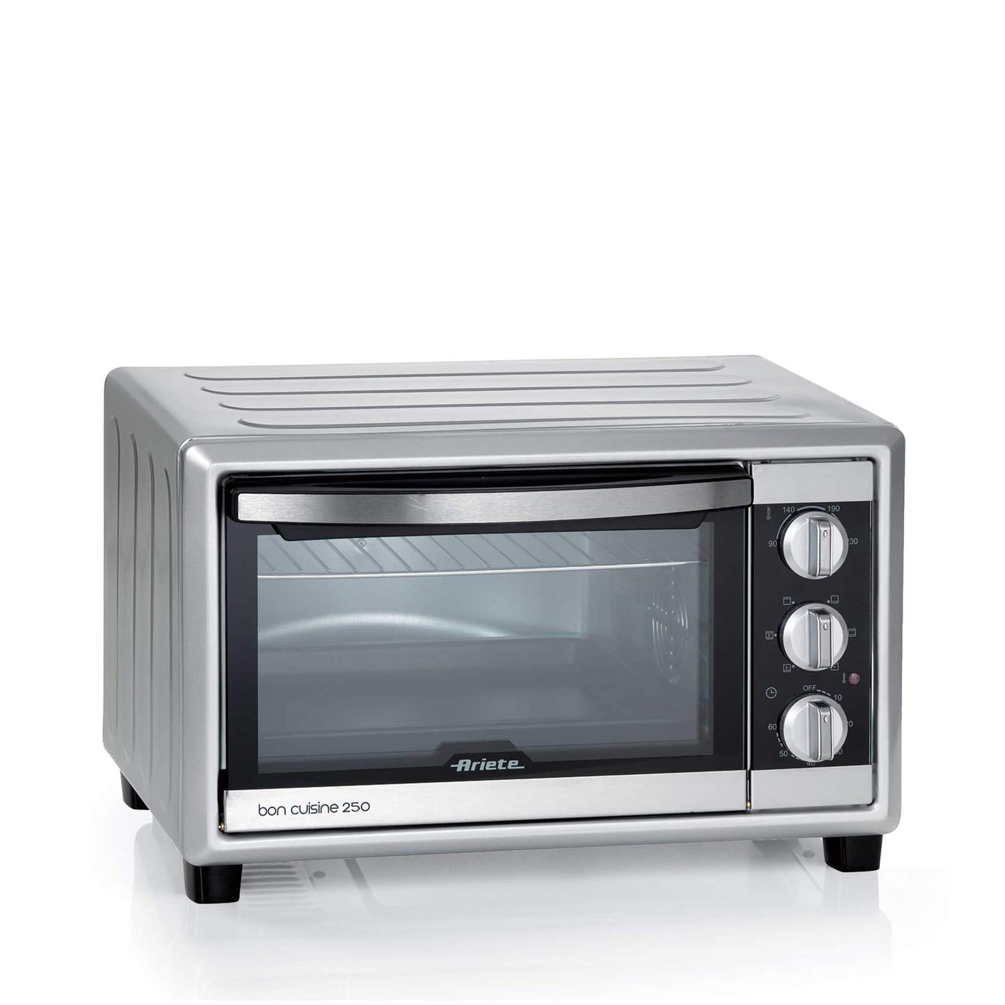 Ariete 984 Electric Ventilated Oven 25 liters - Bon Cuisine 250 - Double glass - Max temperature 230 ° - 1500 Watt - 6 cooking positions - Timer 60 '