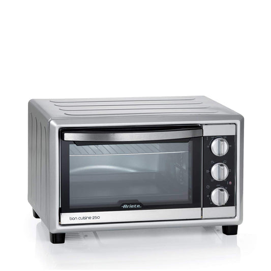 Ariete 984 Electric Ventilated Oven 25 liters - Bon Cuisine 250 - Double glass - Max temperature 230 ° - 1500 Watt - 6 cooking positions - Timer 60 '