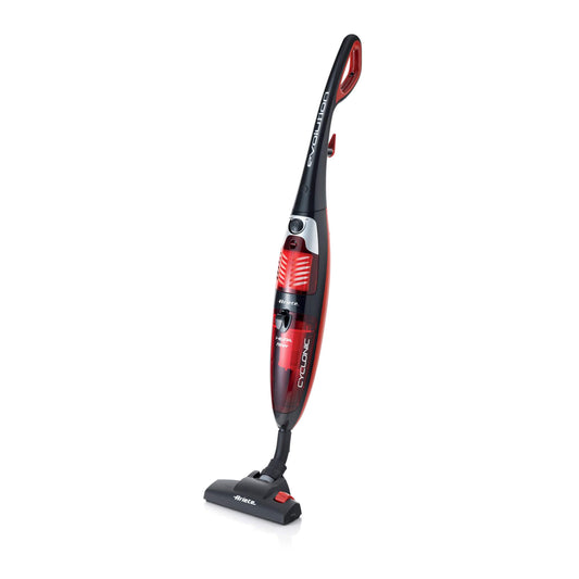 Ariete 2772 Evolution - Bagless electric broom - Cyclonic motor - 79 Decibels - 800 Watt - Red and Black