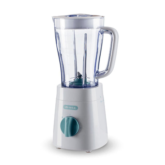 Ariete 576 Breakfast Blender, Blender, 500W, 4 stainless steel blades, 2 speeds + Pulse Function, 1.5 L capacity, Non-slip feet, Top lid, white