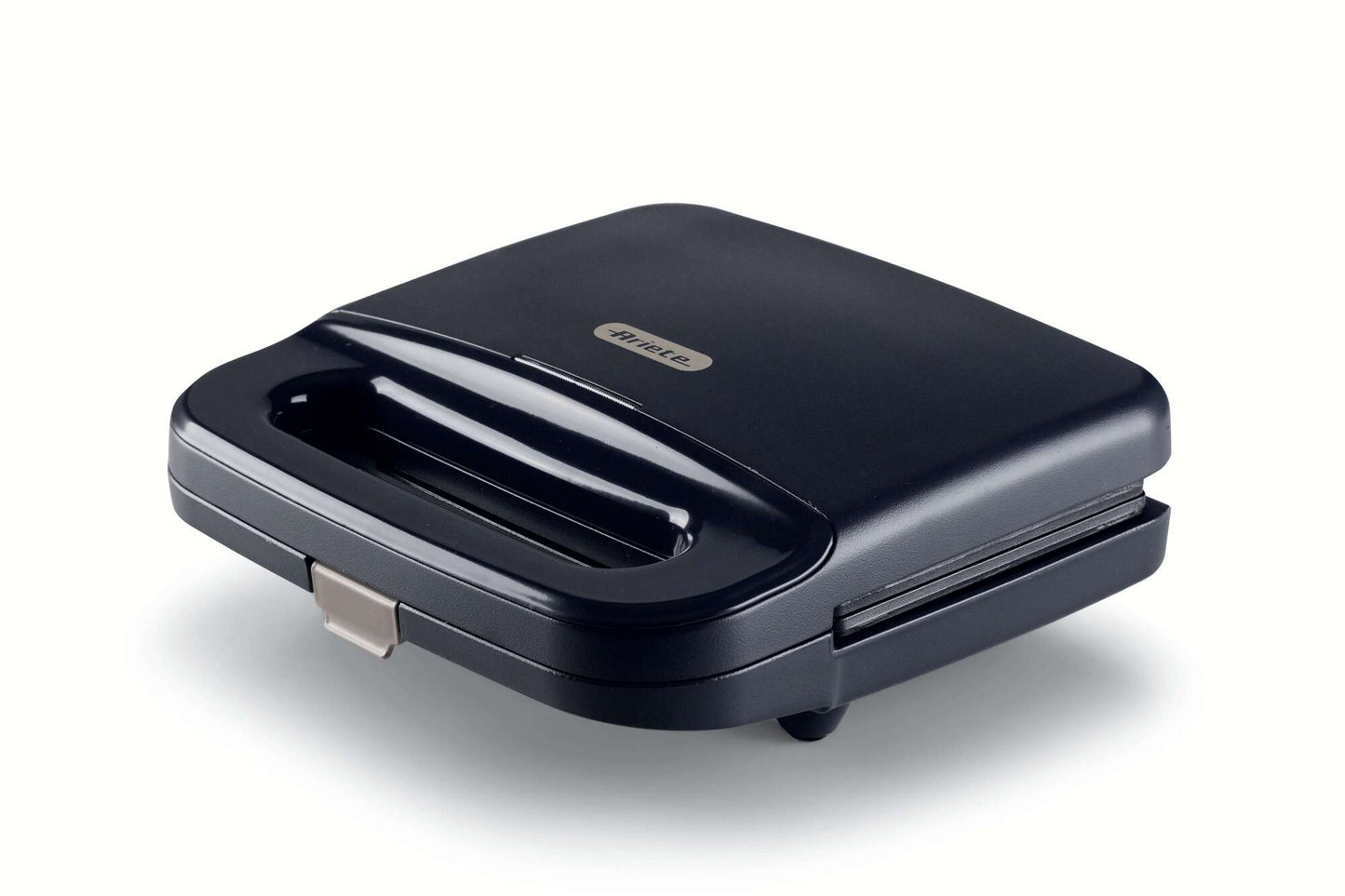 Ariete 1971 Sandwich Maker Breakfast, Electric plate for toasts, sandwiches and rolls, 750W, Fixed grill plates, Non-stick coating, Vertical position and storage, Dark Gray