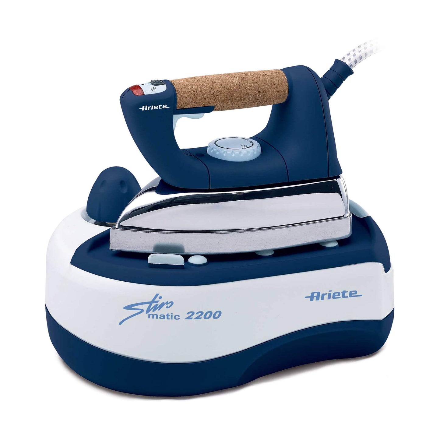 Ariete 6257 Stiromatic 2200 - Iron with stainless steel boiler - Aluminum plate - cork handle - Continuous steam up to 80 gr / min