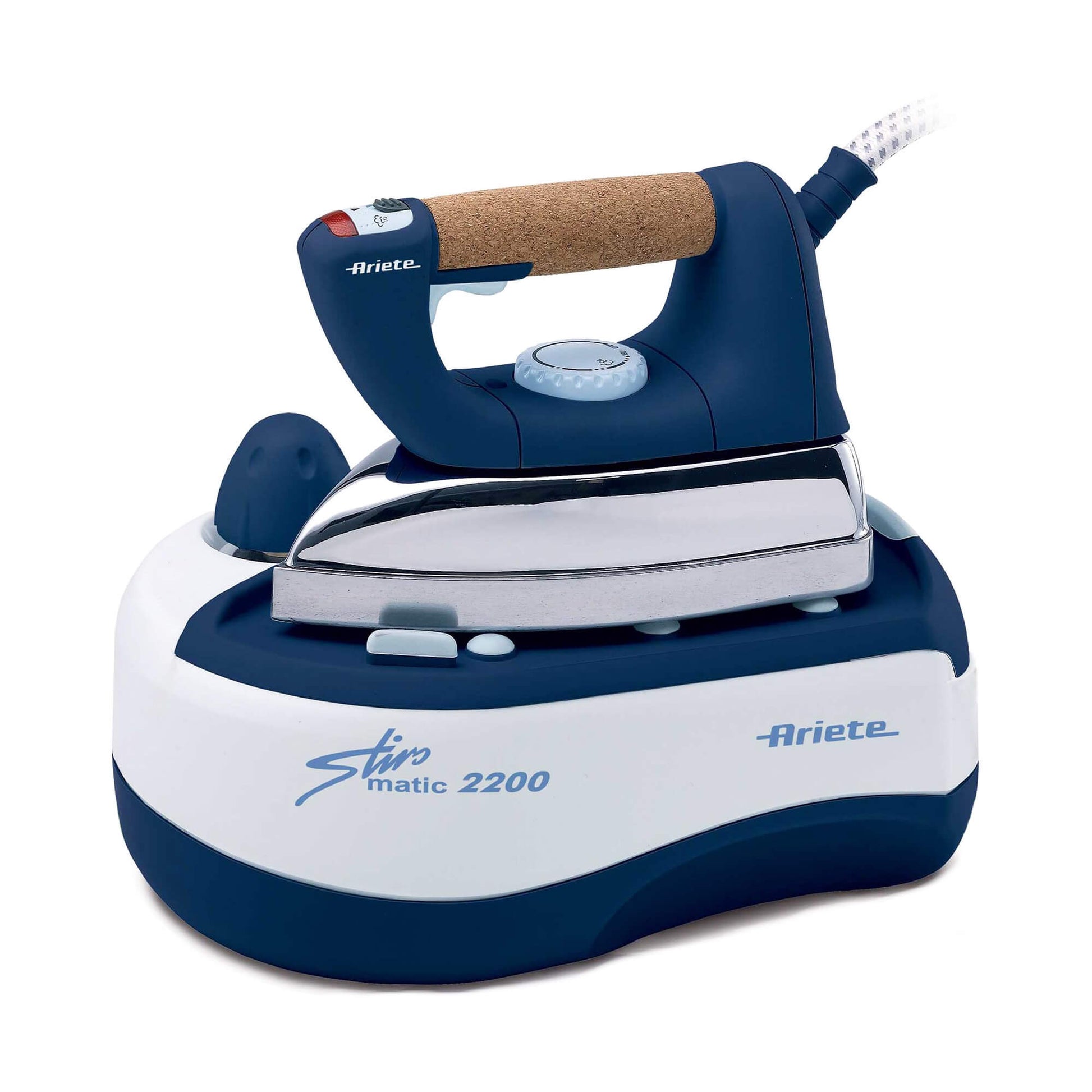 Ariete 6257 Stiromatic 2200 - Iron with stainless steel boiler - Aluminum plate - cork handle - Continuous steam up to 80 gr / min