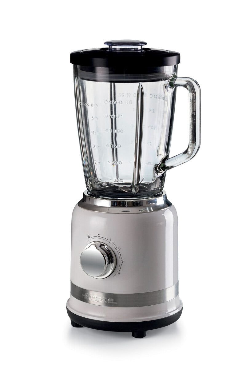 Modern White Blender with glass cup