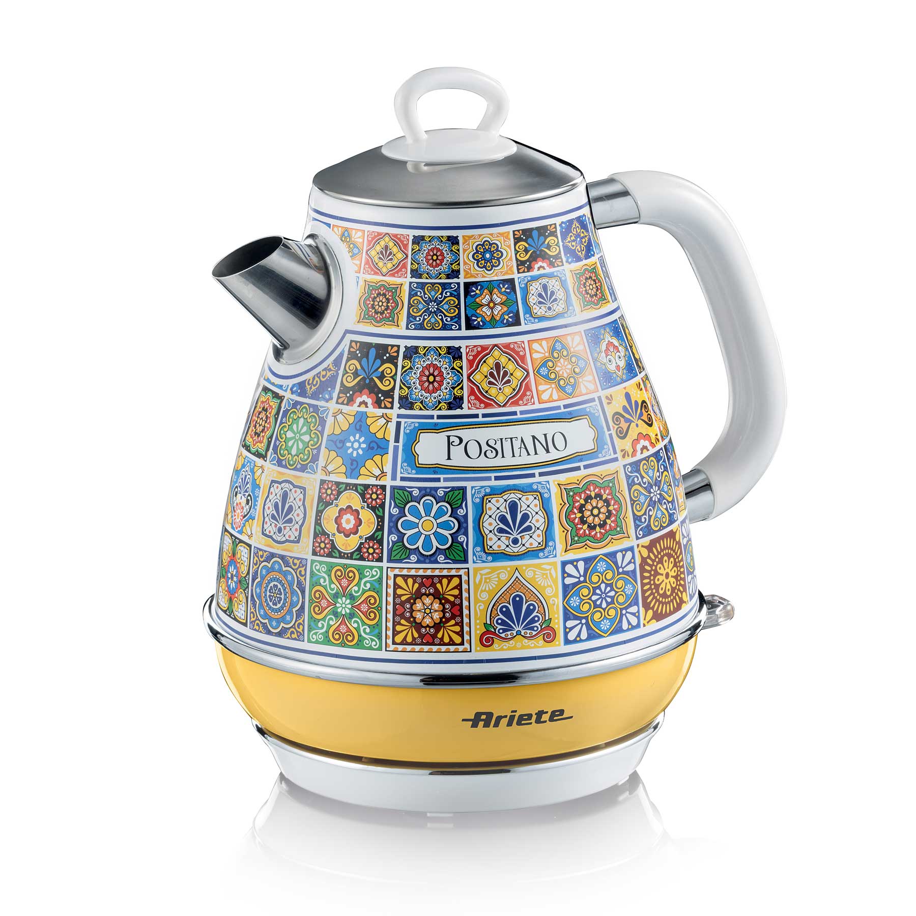 Ariete 2869 Positano kettle, Electric kettle, 1.7L, Infusions, teas, herbal teas, Cordless base, Auto switch-off