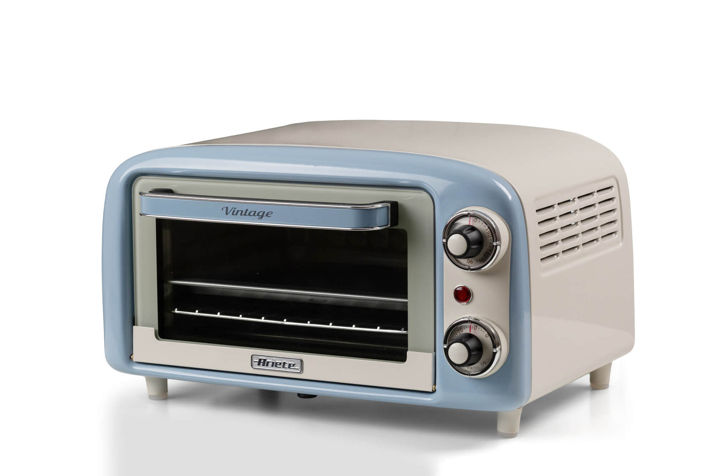 Ariete 3919 Electric Oven Vintage, 800W, 10L capacity, Double glass, Retro, Blue