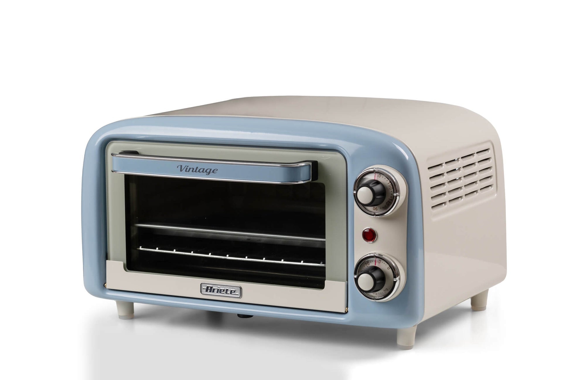 Ariete 3919 Electric Oven Vintage, 800W, 10L capacity, Double glass, Retro, Blue